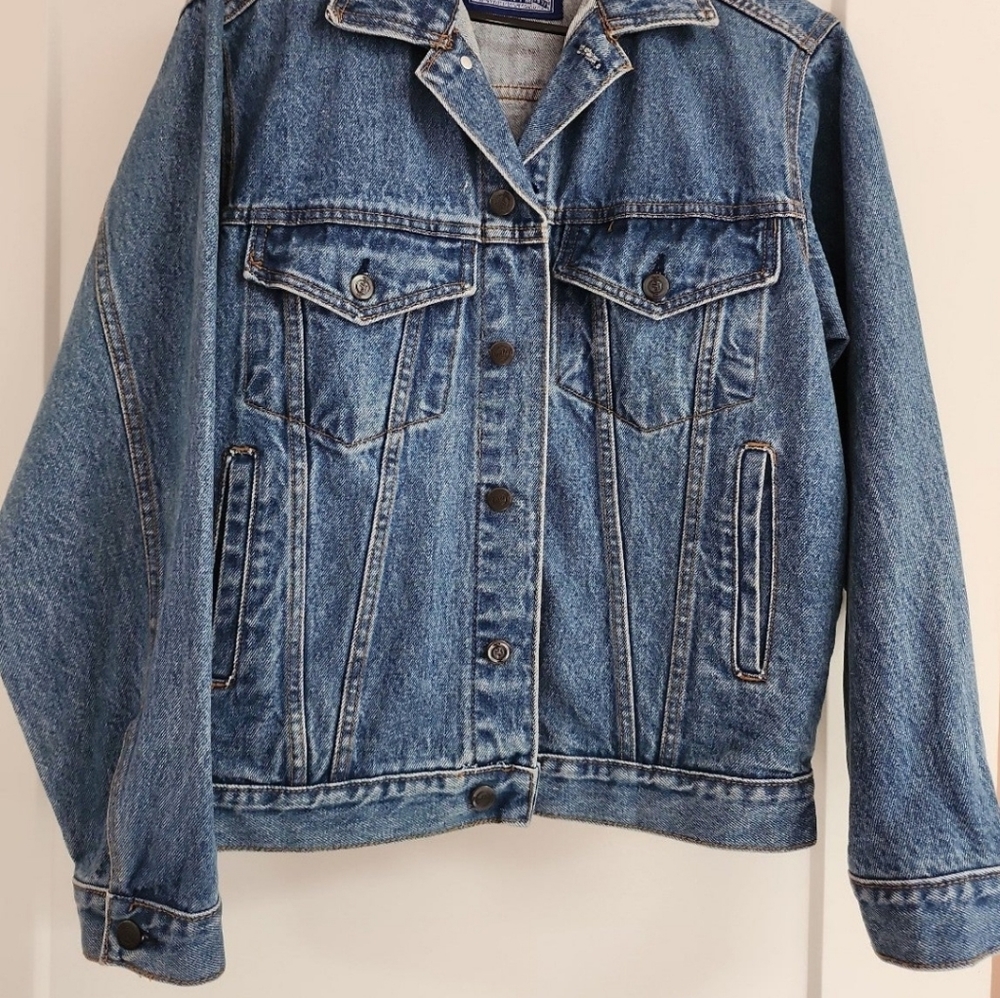 Authentic Hardrock Cafe skydome Toronto denim jacket - Picture 2 of 6